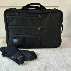 Tom Bihn Tri-Star 3 Compartment Convertible Carry On 33L Black Ballistic EUC!